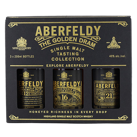 Aberfeldy The Golden Dram Single Malt Tasting Collection