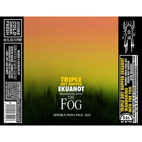 Abomination Wandering Into the Fog (Triple Dry Hopped Ekuanot) DIPA