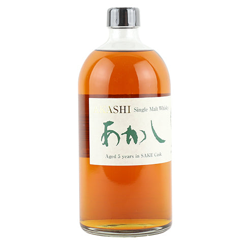 Akashi Single Malt 5 Years Sake Casks Japanese Whisky