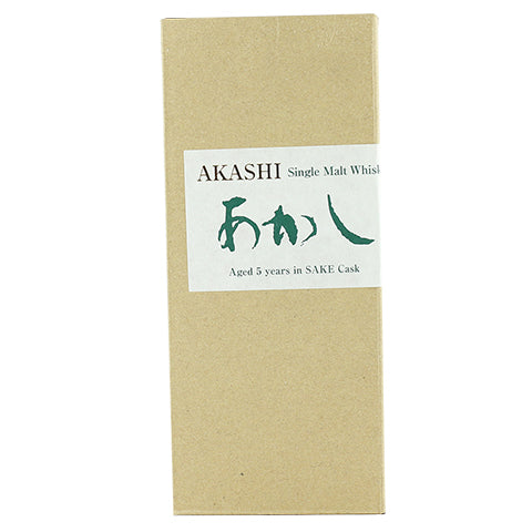 Akashi Single Malt 5 Years Sake Casks Japanese Whisky