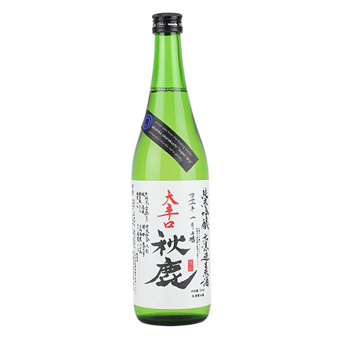 Akishika 'Okarakuchi' Super Dry Junmai Ginjo Muroka Nama Genshu Sake
