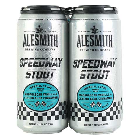 AleSmith Speedway Stout Madagascar Vanilla & Ceylon Alba Cinnamon Imperial Stout