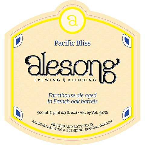 Alesong Pacific Bliss Farmhouse Ale