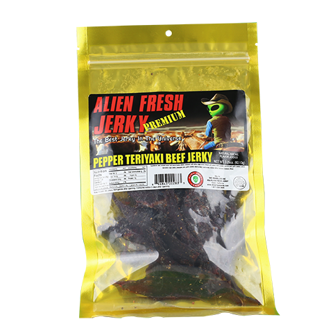 Alien Fresh Pepper Teriyaki Beef Jerky