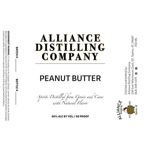 Alliance Peanut Butter