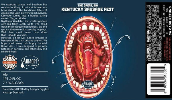 At bygge Levere Køre ud Amager The Great Big Kentucky Sausage Fest Imperial Brown Ale – CraftShack  - Buy craft beer online.