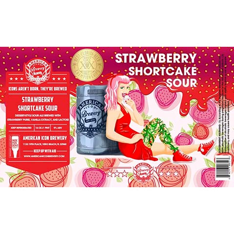 American Icon Strawberry Shortcake Sour
