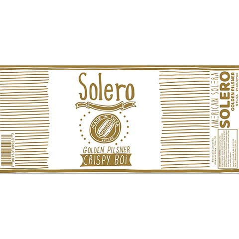 American Solera Solero Golden Pilsner