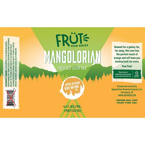 Appalachian Mangolorian Fruited Sour Ale