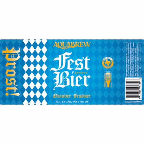 Aquabrew Fest Bier Oktober Festbier