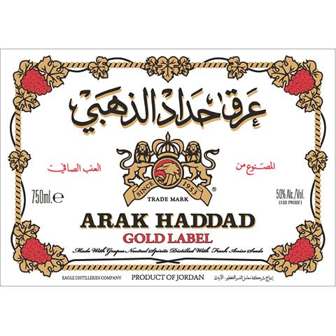 Arak Haddad Gold Label