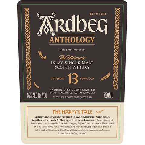 Ardbeg Anthology 13-Year-Old Islay Single Malt Scotch Whisky