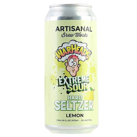 Artisanal Warheads Extreme Sour Hard Seltzer (Lemon)