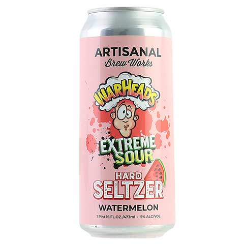 Artisanal Warheads Extreme Sour Hard Seltzer (Watermelon)