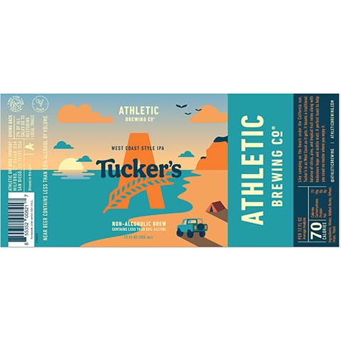 Athletic Tucker's IPA (Non-Alcoholic)
