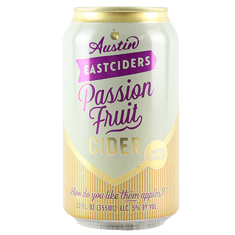 Austin Eastciders Passion Fruit Cider