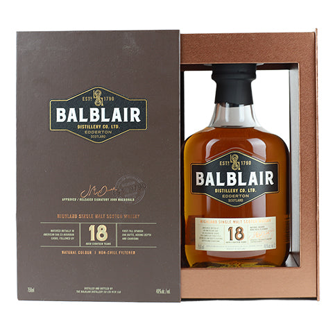 Balblair 18yr Highland Single Malt Scotch Whisky