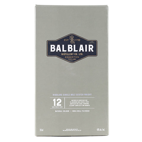 Balblair Aged 12 Years Highland Single Malt Scotch Whisky