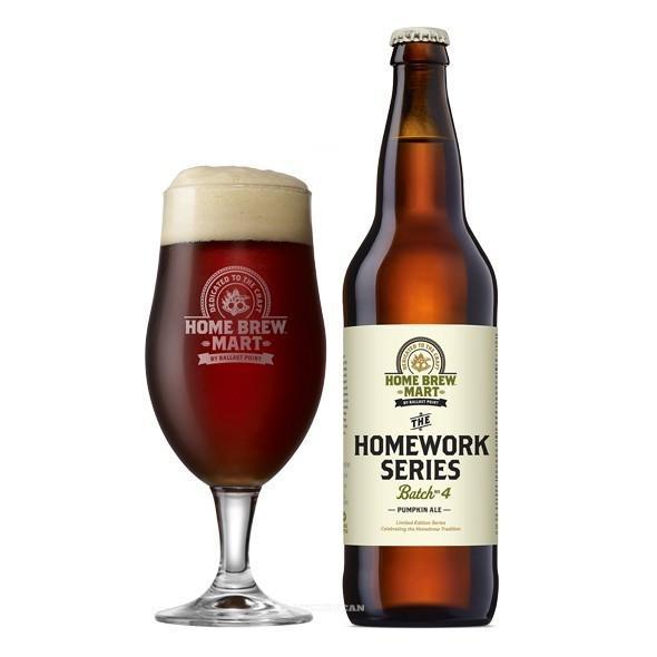 Ballast Point Homework Series Batch 4 Pumpkin Ale CraftShack Buy