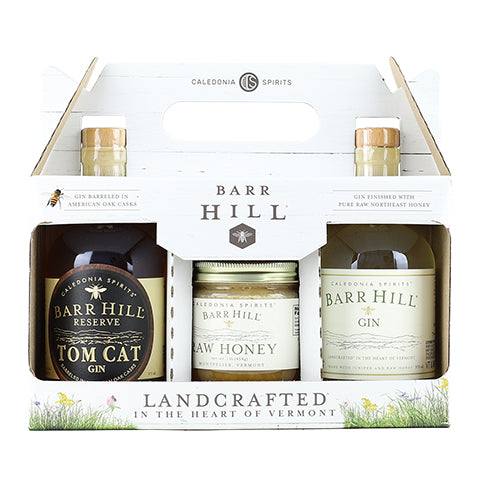Barr Hill Gin Gift Box Set with Raw Honey