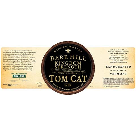 Barr Hill Kingdom Strength Tom Cat Gin