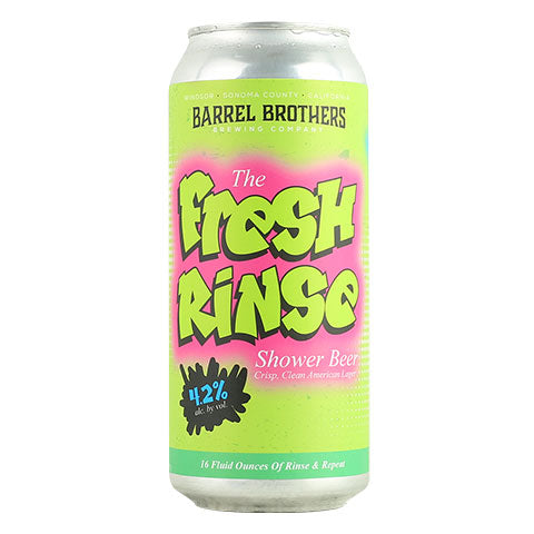 Barrel Brothers The Fresh Rinse Lager