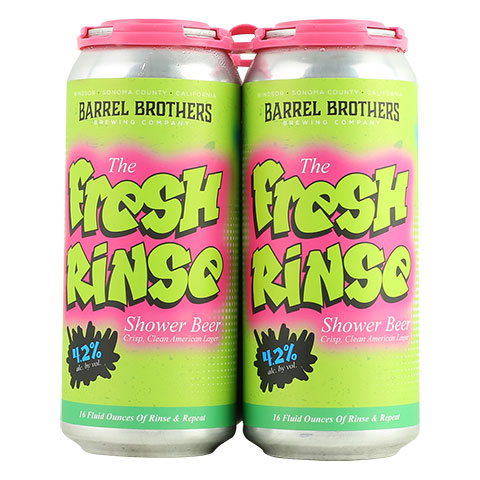 Barrel Brothers The Fresh Rinse Lager