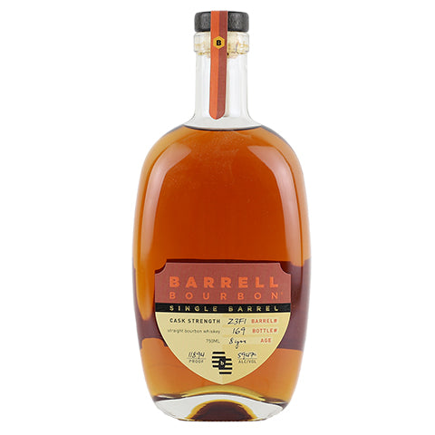 Barrell Bourbon 8yr Single Barrel Cask Strength Straight Bourbon Whiskey (Barrel