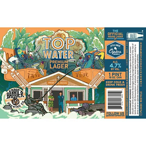 Barrier Top Water Premium Lager