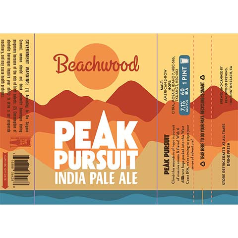 Beachwood Peak Pursuit IPA