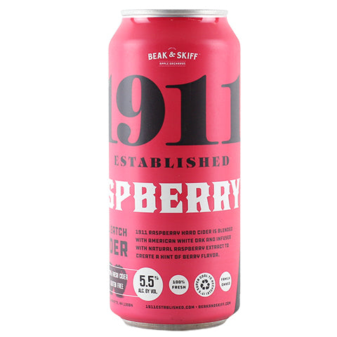 Unfiltered Raspberry Cider Beak & Skiff 1911 Raspberry Cider – CraftShack - Buy craft beer online.