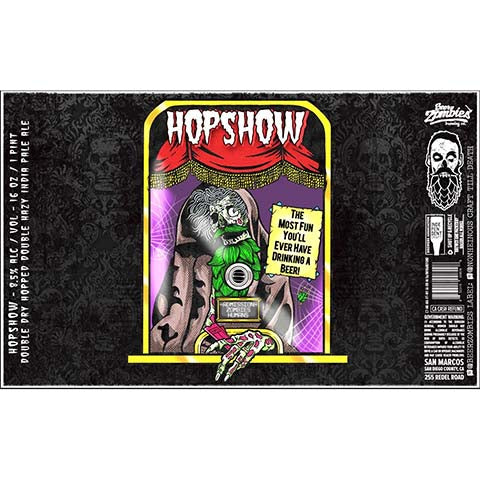 Beer Zombies Hopshow 1 Double Hazy IPA