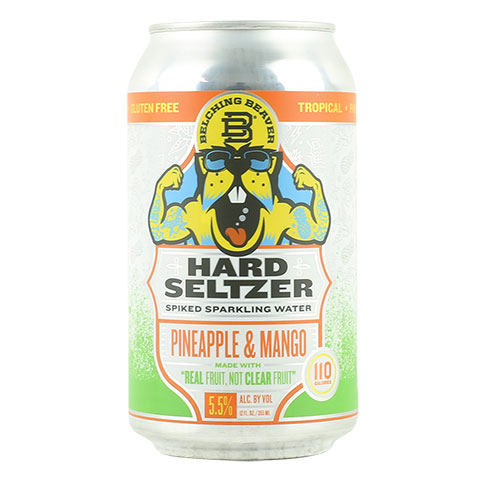 Belching Beaver Pineapple & Mango Hard Seltzer