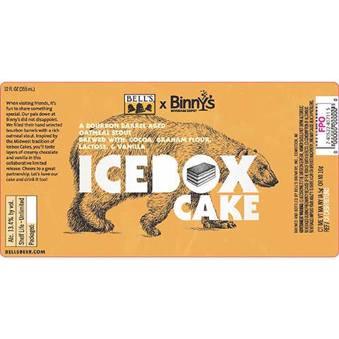 Bell's Icebox Cake Oatmeal Stout