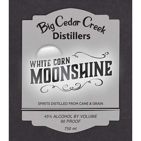   Big-Cedar-Creek-Distillers-White-Corn-Moonshine-750ML-BTL