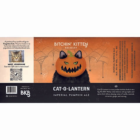 Bitchin' Kitten Cat-O-Lantern Pumpkin Ale