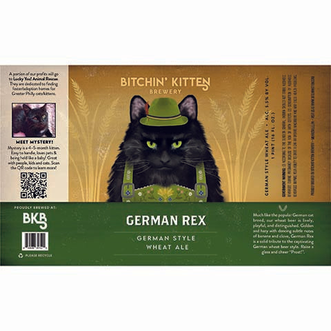 Bitchin' Kitten German Rex Wheat Ale