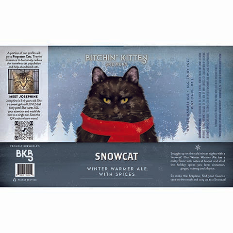 Bitchin' Kitten Snowcat Winter Warmer
