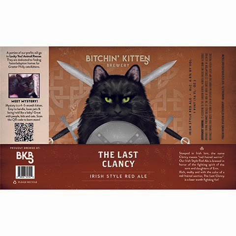 Bitchin' Kitten The Last Clancy Irish Red Ale