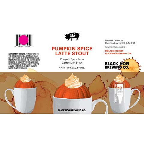 Black Hog Pumpkin Spice Latte Stout