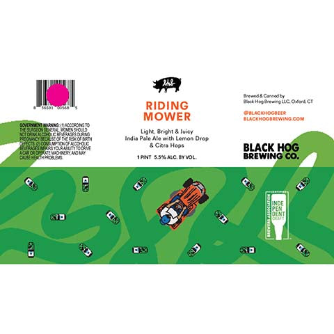 Black Hog Riding Mower IPA