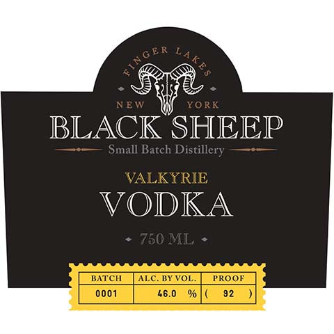 Black Sheep Valkyrie Vodka