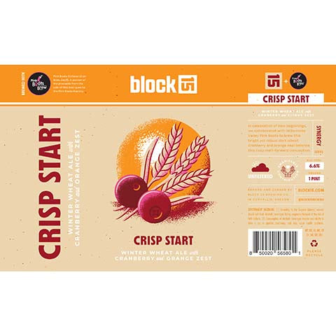 Block 15 Crisp Start Winter Wheat Ale
