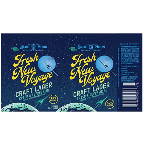 Blue Moon Fresh New Voyage Craft Lager