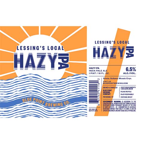 Blue Point Lessing's Local Hazy IPA