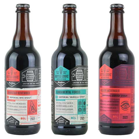 Bottle Logic Fundamental Forces Imperial Vanilla Stout (2021) 3PK