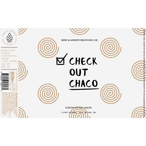 Bow & Arrow Check Out Chaco Lager