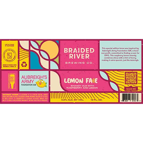 Braided River Lemon Face Shandy