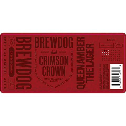 BrewDog Crimson Crown Imperial Amber Lager