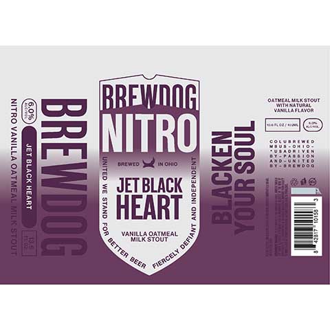 BrewDog Dogma Jet Black Heart Nitro Stout
